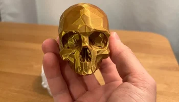 Низкополигональная череп 1