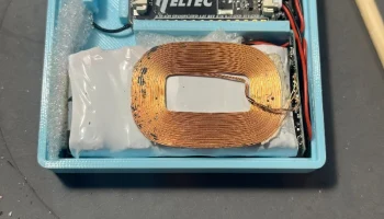 Heltec T114 slim Meshtastic node case with vape cells 2