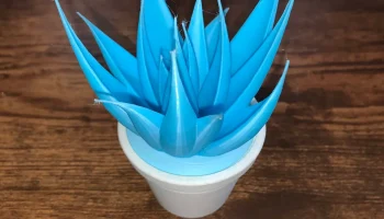Настольное растение в горшке (полностью напечатано на 3D... 7
