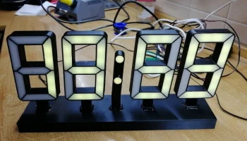 семисегментные светодиодные часы (ESP8266 + WS2812b) 1