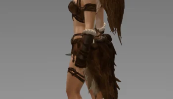 Huntress of the Wild - Savage Hunter RPG Miniature 2