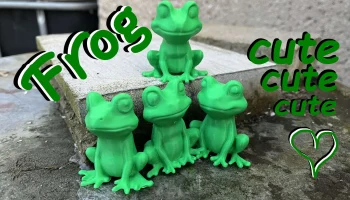 Симпатичные лягушки сидят