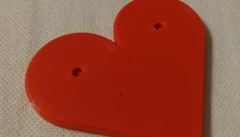 Магнит на холодильник в форме сердца для любимых...... 2