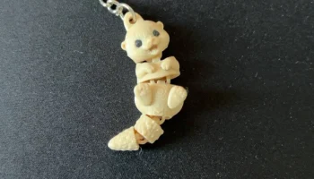 Брелок Flexi Happy Otter, симпатичная шарнирная модель 3