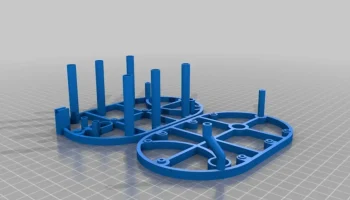 TheGoofy Mechanical Clock в виде четырех рабочих пластин 2