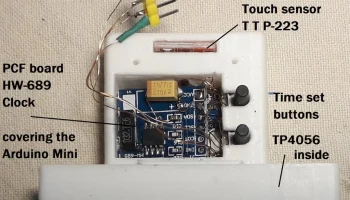 Часы WS2812 из спичечных коробков 3