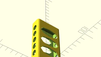 Контейнер/оболочка параметрических элементов OpenSCAD с н... Контейнер/оболочка параметрических элементов OpenSCAD с н...