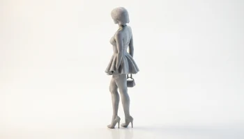 Фигурка Datenight Girl Женская фигура для 3D-печати 4