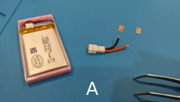Замена батареи OP-Z 1