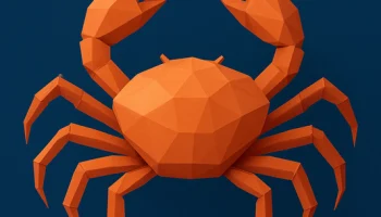 Низкополигональная краб 1