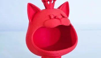 Фигурка кошки с открытым ртом для мелочей 4