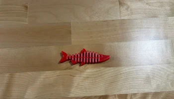 Гибкая игрушка-рыба из ТПУ
