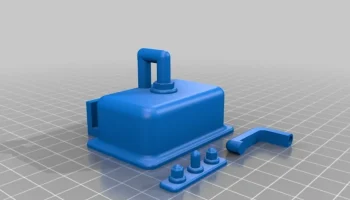 Prusa "MK2 MK3" Контейнер для SD-карты для кухонной мойки. 3