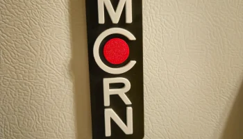 Магнит на холодильник с логотипом MCRN......