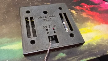 Wortuhr - Wordclock - 16x16 - 2024 - Только немецкая вер... 6