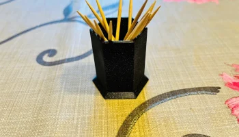 Шестигранный держатель для зубочисток