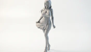Фигурка девушки аниме, персонаж манги, 3D-печать 1