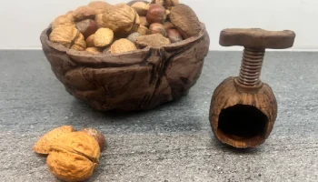 Ореховая миска, в которой можно хранить орехи на Рождество 3