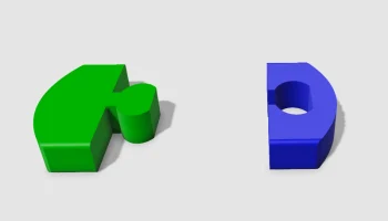3D-буквы, которые можно соединить! 3