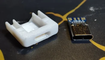 Корпус (корпус/держатель) для модуля питания USB-C "мама"