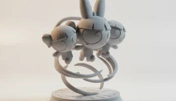 Фигурка Трио Крутых Девочек 3D для печати 1