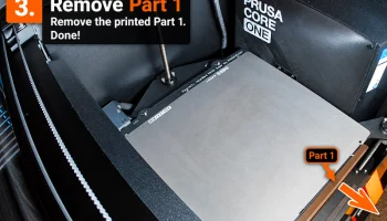 Обновление области печати Prusa CORE One / CORE One+ 3