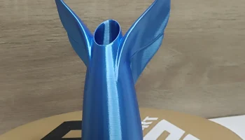 Ваза с крыльями ангела - современный декор с 3D-печатью...