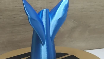 Ваза с крыльями ангела - современный декор с 3D-печатью... 1
