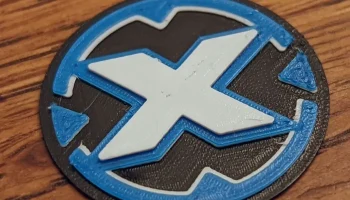 X-Shot Микро (2018) Замена Лого/Эмблемы 1