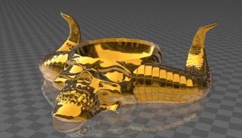 Серия Demon Bowl "Король черепа" - Файлы 3D-моделей Серия Demon Bowl "Король черепа" - Файлы 3D-моделей