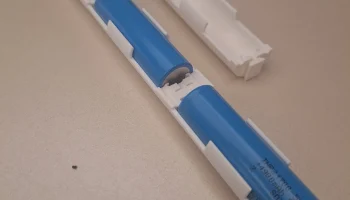 Держатели трубчатых батарей 18650/21700 3