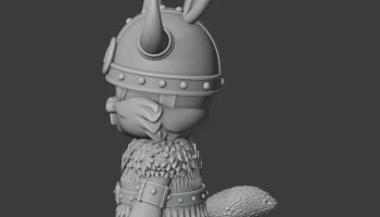 Фигура кольца викинга Bugs Bunny 1