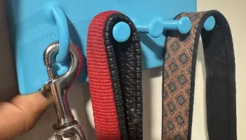 Настенная вешалка для поводка и ошейника с петлей для ка... 1