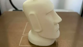 Moai Keychain-3D Print Model 3