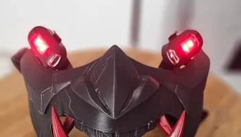 Светодиодная маска Oni Cyberpunk 1