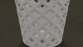 Украшение, ваза или корзина для мусора "GimpiPrint Vase V... 1