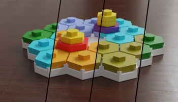Hexa-hunt (настольная игра, полностью распечатанная в 3D) 8