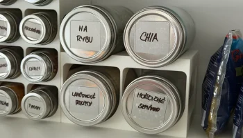 IKEA CITRONHAJ Держатель для банок для специй (2&times;2) - Ор...