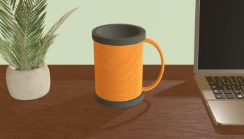 Кружка с катушкой из нити! (Для людей, которые любят 3D-... 1
