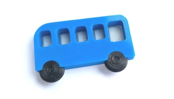 Милый автобус-магнит на холодильник.... 2