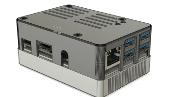 Корпус с пассивным радиатором NanoPi M4