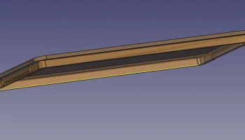 Параметрический шаблон шаблона корпуса с защелкой FreeCAD 4