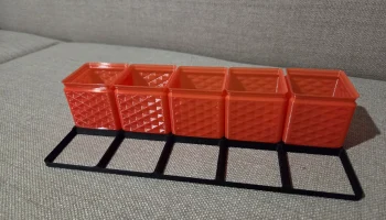 Коробка режима вазы Gridfinity 1x1x6, только 6 г... 1