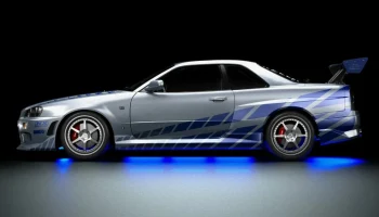 RC Drift Wheel масштаб 1:10 Skyline R34 Fast&Furious2 4