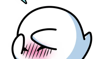 Магнит Nintendo Shy Boo 1
