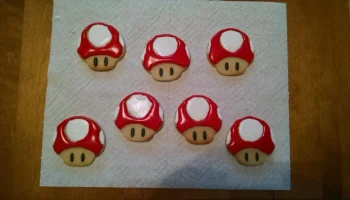 Формочки для печенья со звездами и грибами Super Mario 1