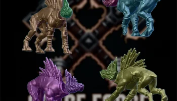 Savage Tracker Beasts - Alien Hunting Hounds STL Pack 3