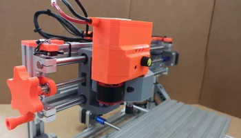 Обновление CNC 3018 с мотором BLDC шпинделя и зажимным п... 4