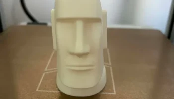 Moai Keychain-3D Print Model 1