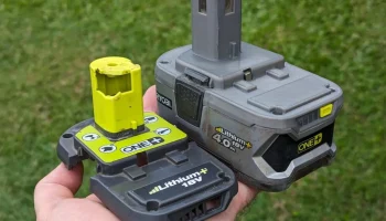 Верхняя крышка литиевого аккумулятора Ryobi 18 В